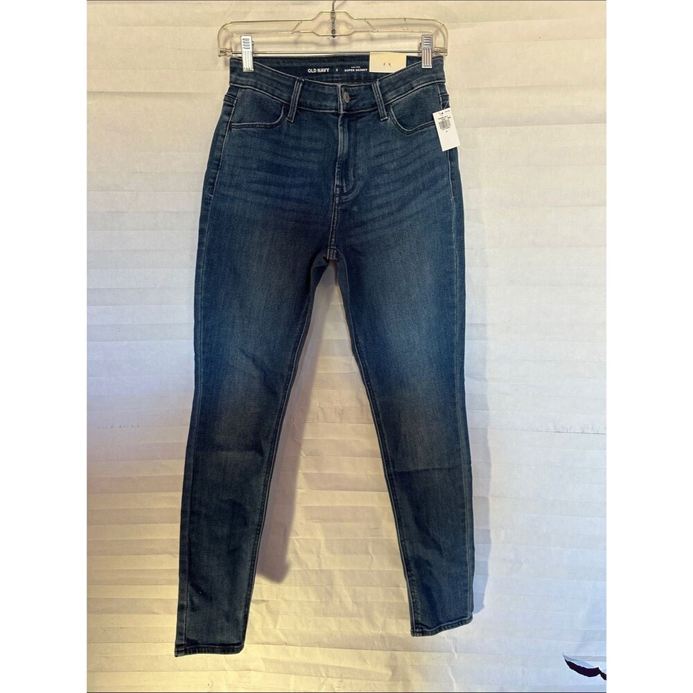 Old Navy Juniors's Stretch High Rise Super Skinny Jeans Size 2